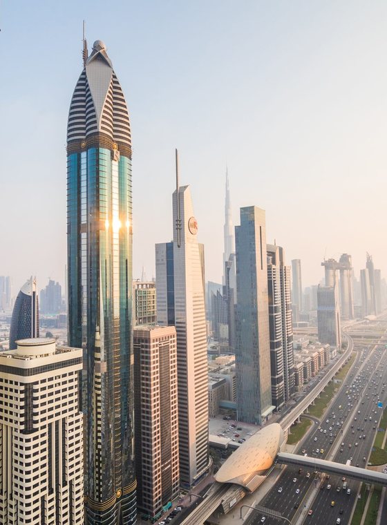 High-rise towers in Dubai