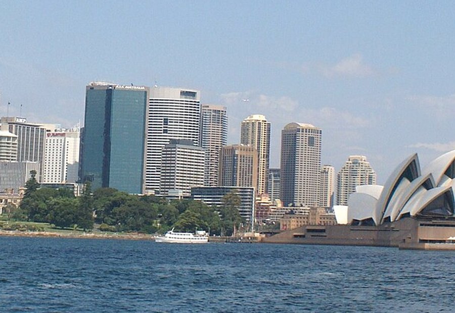 Sydney Harbour, with the Opera House and the Harbour Bridge